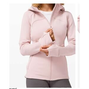 Lululemon Fleece Velour Flurry Jacket Mink Berry Size 12